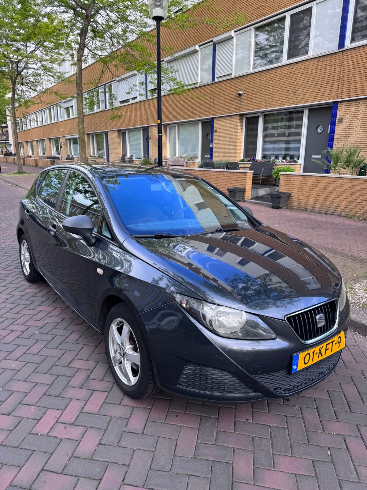 Seat Ibiza 1.2 benzine 44KW 5DRS 2010 Grijs, Auto's, Seat, Particulier, Ibiza, Benzine, B, Hatchback, Handgeschakeld, Origineel Nederlands