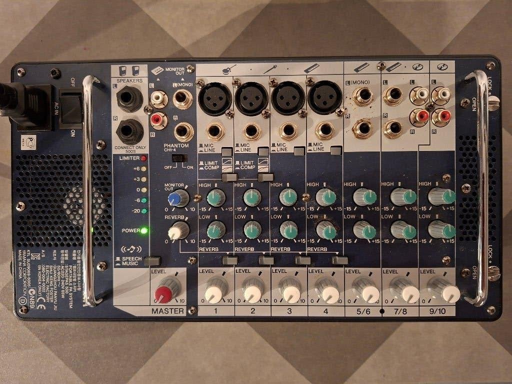 Yamaha Stagepas 500 versterker/mixerdeel geen speakers, Ophalen of Verzenden, Gebruikt, Audio