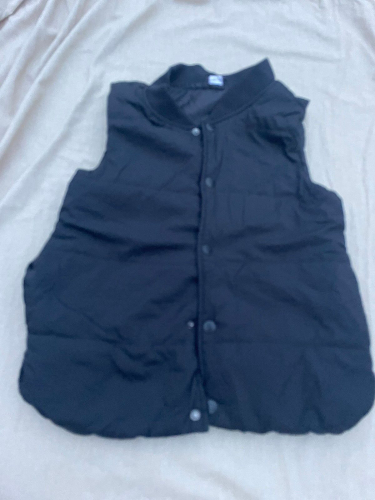 Bodywarmer zwart maat 146/152, Ophalen, Zo goed als nieuw, Meisje, Jas