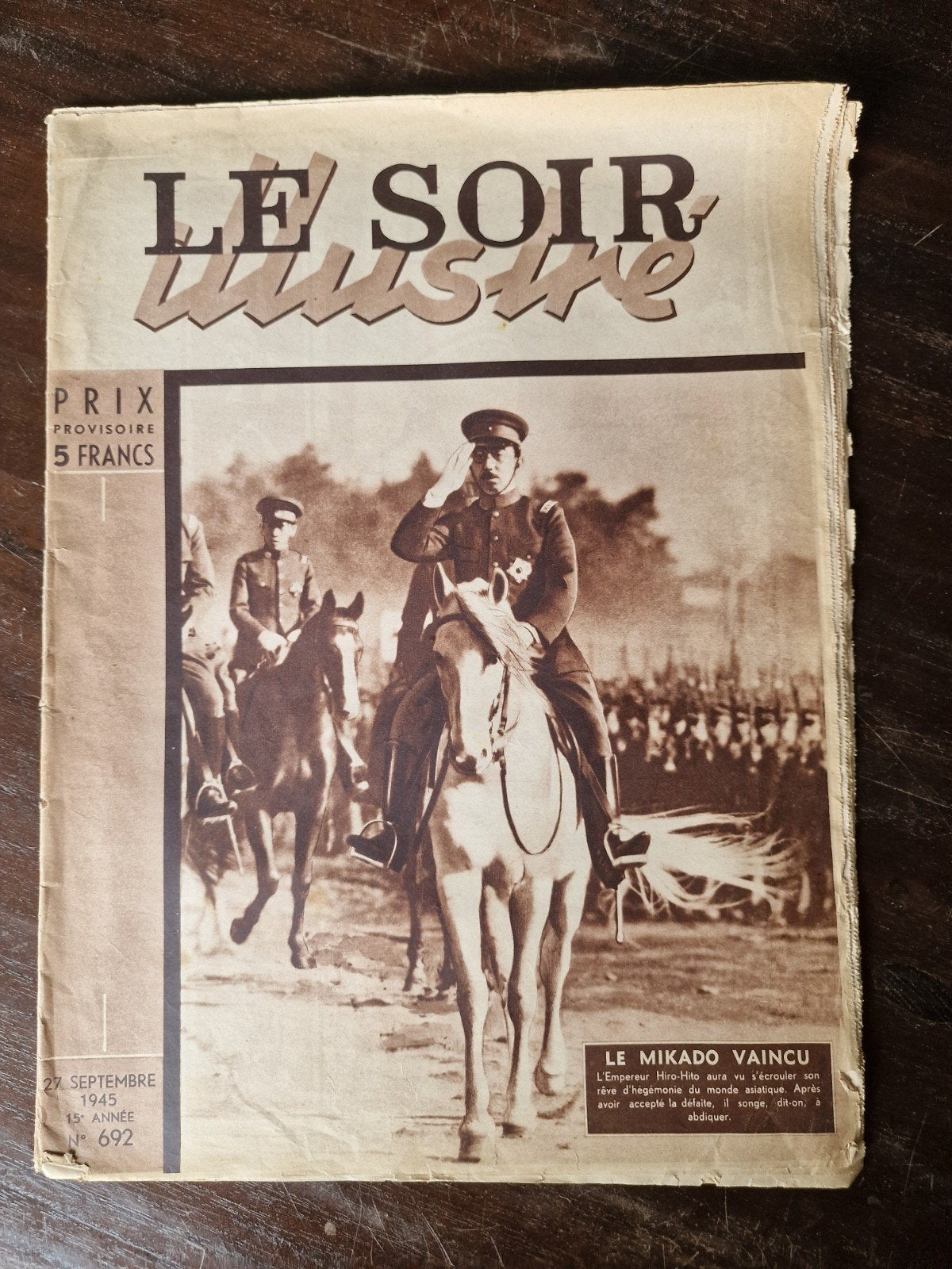 Vintage Franse tijdschriften - Le Patriote Illustre, Le Soir, Ophalen of Verzenden, Gelezen, Overige typen