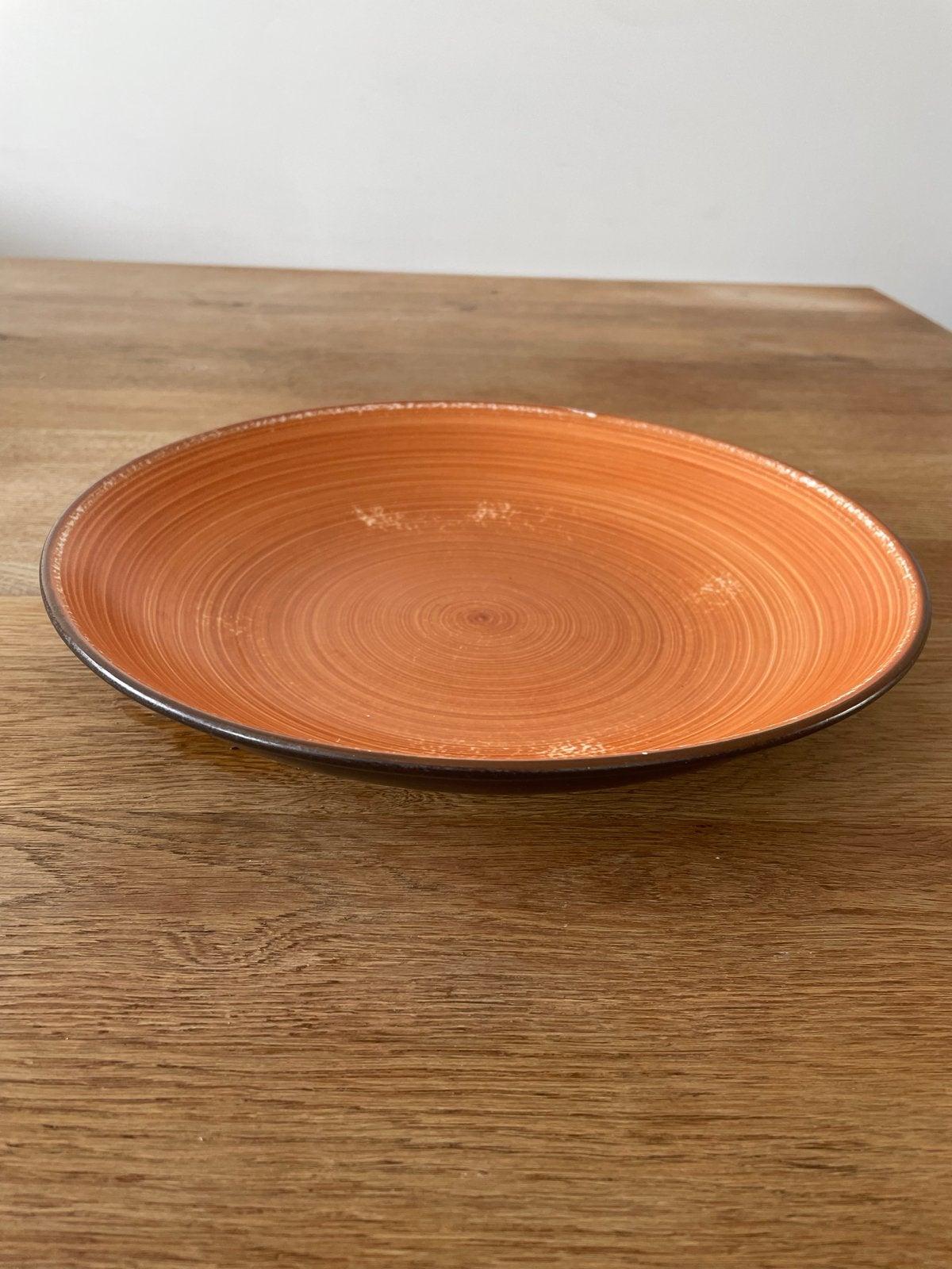 RAK Porseleinen Schaal Oranje - 27 cm - Made in USA, Ophalen of Verzenden