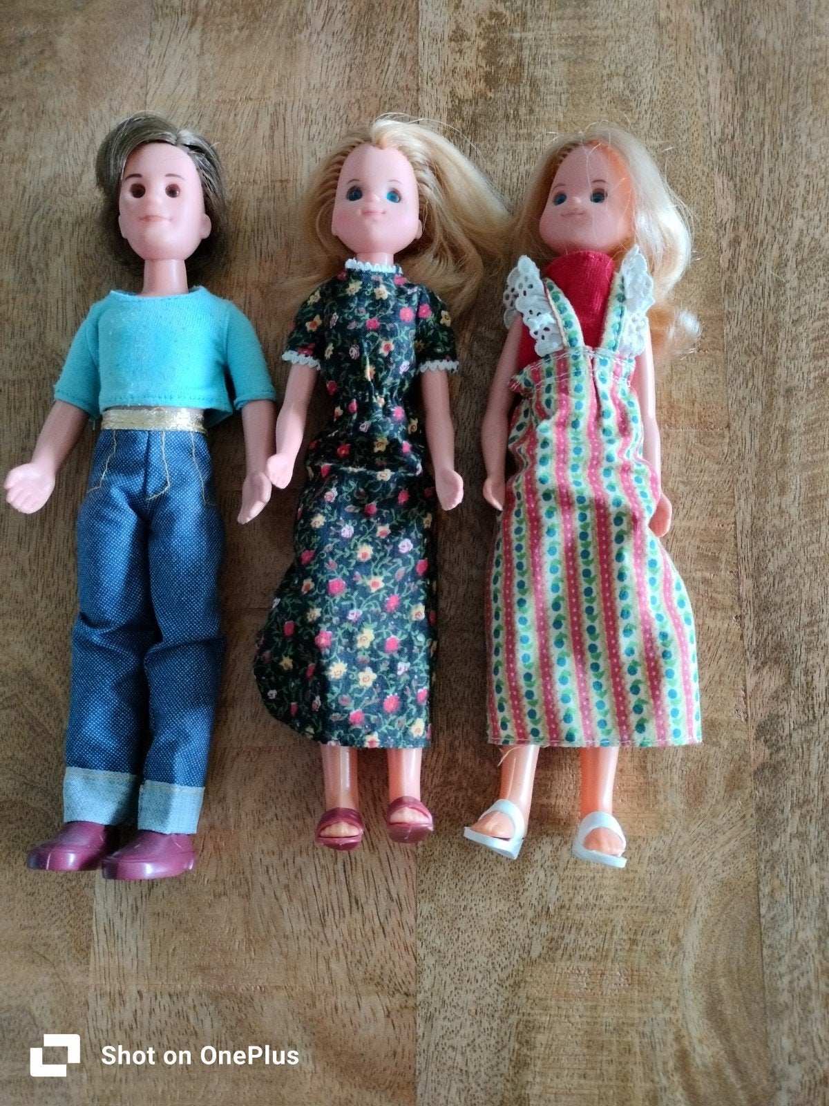 Vintage Sunshine Family poppen set - 1973, Ophalen of Verzenden, Gebruikt, Pop