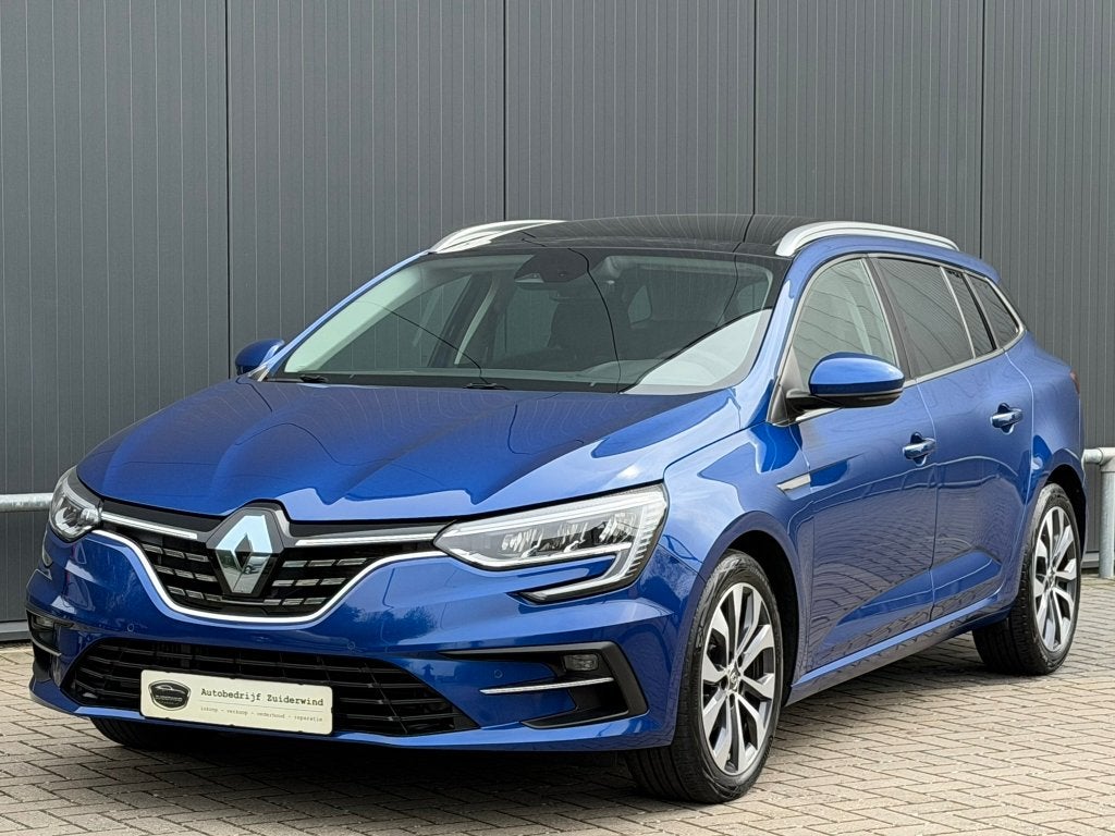 Renault Mégane 1.3 TCe 140 Estate Techno | Pano | Trekhaak, Voorwielaandrijving, 4 cilinders, 1290 kg, Blauw