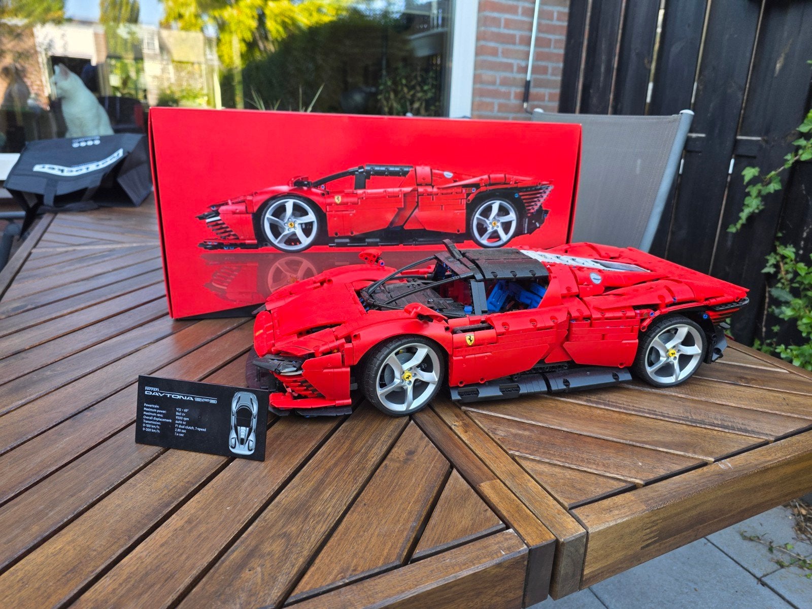 LEGO Technic 42143 Ferrari Daytona SP3 - Nieuwstaat, Ophalen, Inclusief instructies, Lego, Zo goed als nieuw