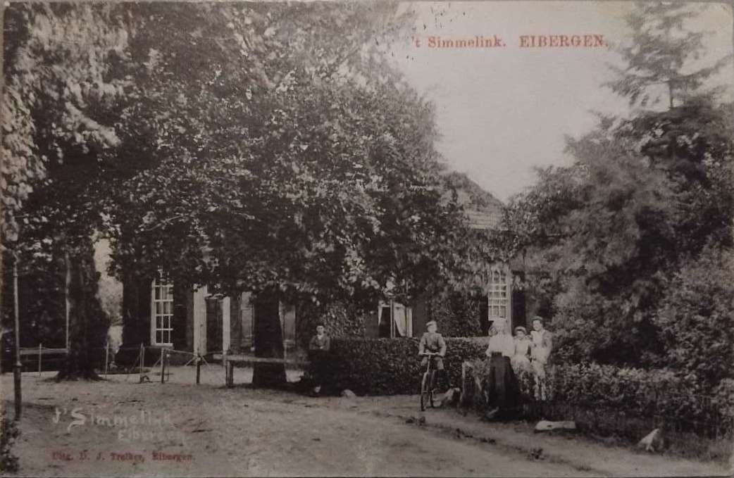 ’t Simmelink Eibergen (Gelderland) – 1910, Ophalen of Verzenden, Voor 1920, Gelopen, Gelderland