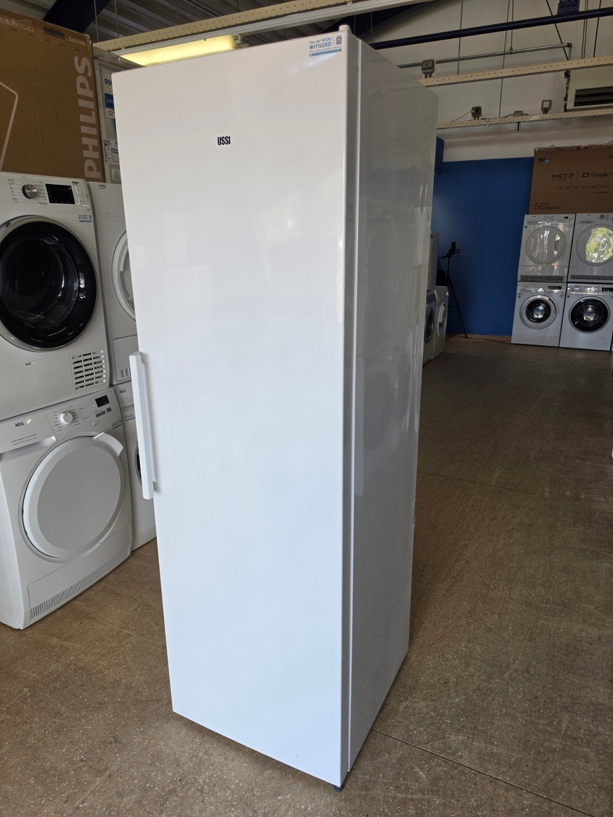 Zanussi XXL vrijstaande koelkast | 390 liter | Gratis thuis✅, Jirnsum, 200 liter of meer, 60 cm of meer, Met aparte vriezer