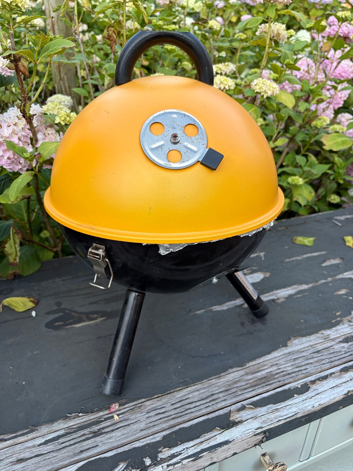 Compacte draagbare barbecue - ideaal voor picknicks, Ophalen, Zo goed als nieuw