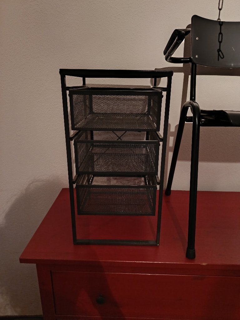 Ladeblok staal - IKEA LENNART, Ophalen, Minder dan 50 cm, Zo goed als nieuw, 3 of 4 laden