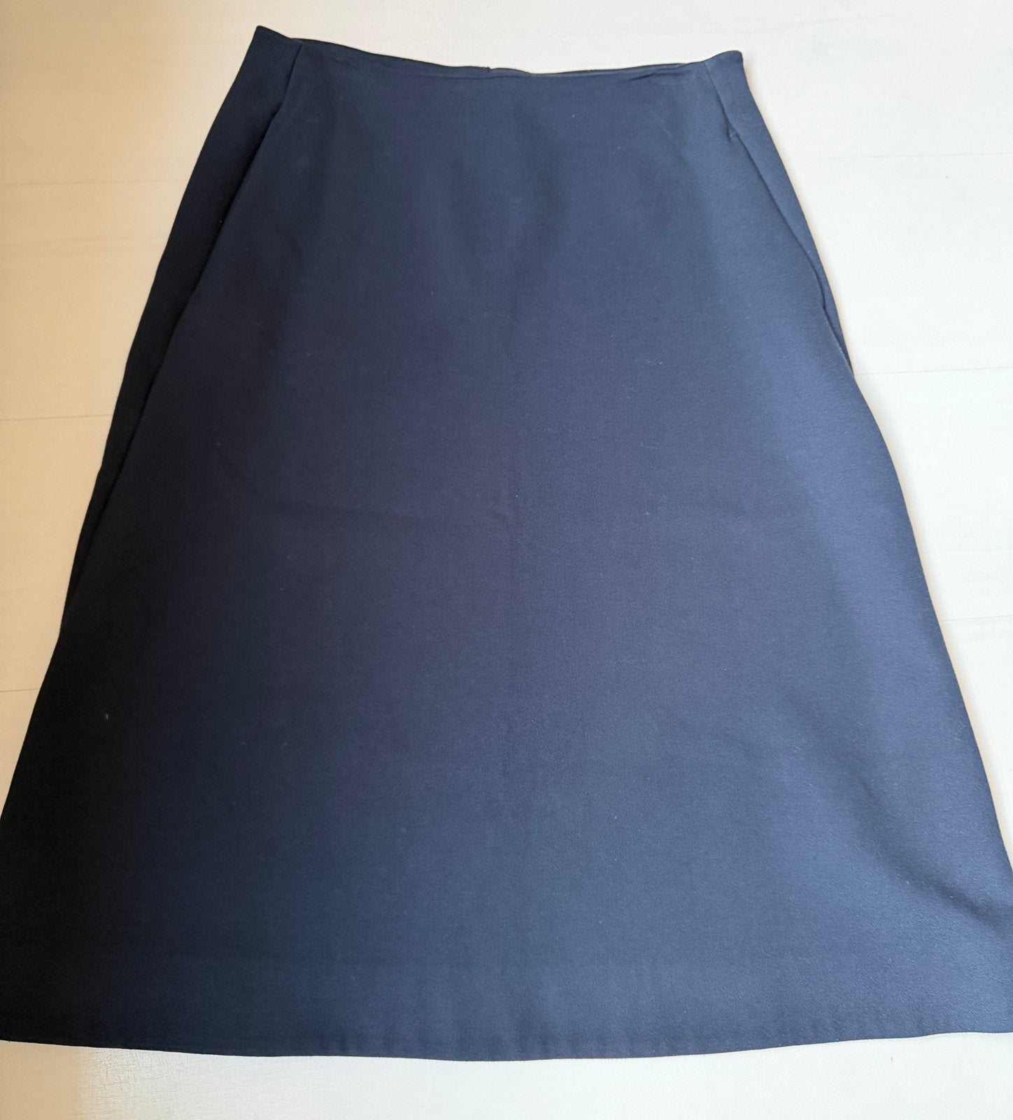 COS Donkerblauwe A-lijn Rok met Rits, Maat 40, Maat 38/40 (M), Blauw, Ophalen of Verzenden, Gedragen