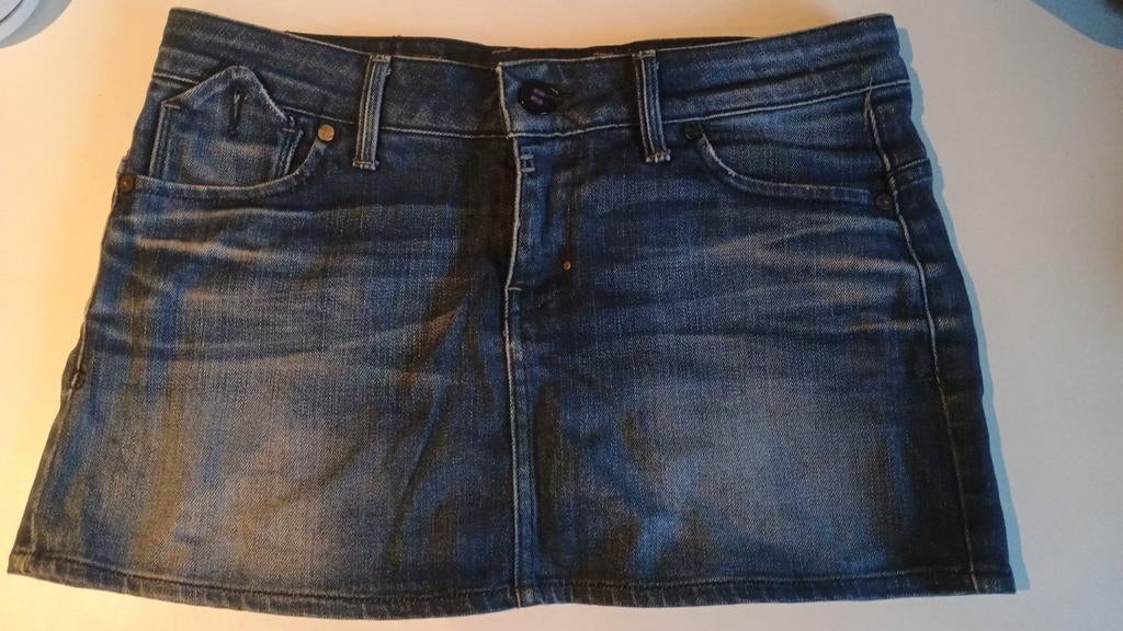 G Star spijker rokje maat 29., Kleding | Dames, Maat 38/40 (M), Blauw, Ophalen of Verzenden, Zo goed als nieuw