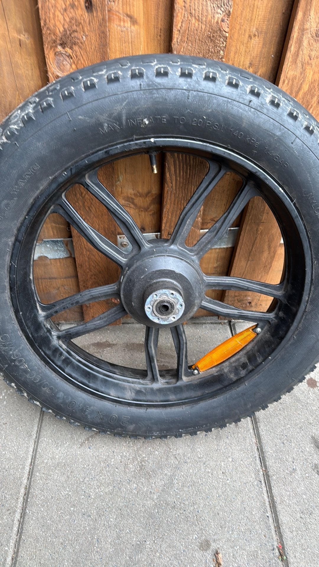 Fatbike achter wiel zonder motor, Ophalen, Zo goed als nieuw, Fatbike, Motor