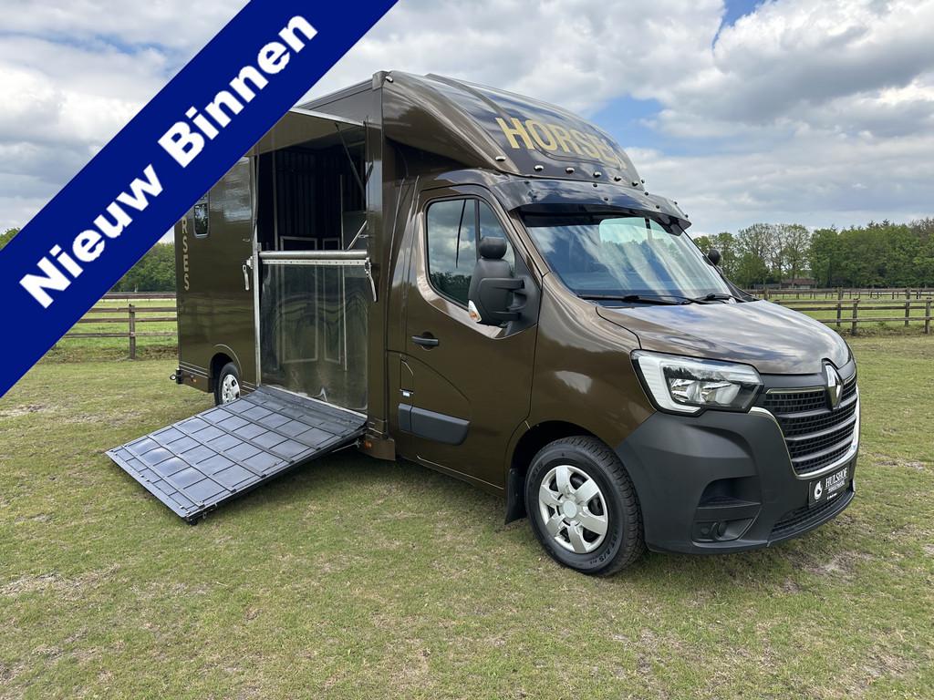 Renault Master 2-paards paardenvrachtwagen Automaat B-Rijbew, Dieren en Toebehoren, Paarden en Pony's | Trailers en Aanhangwagens