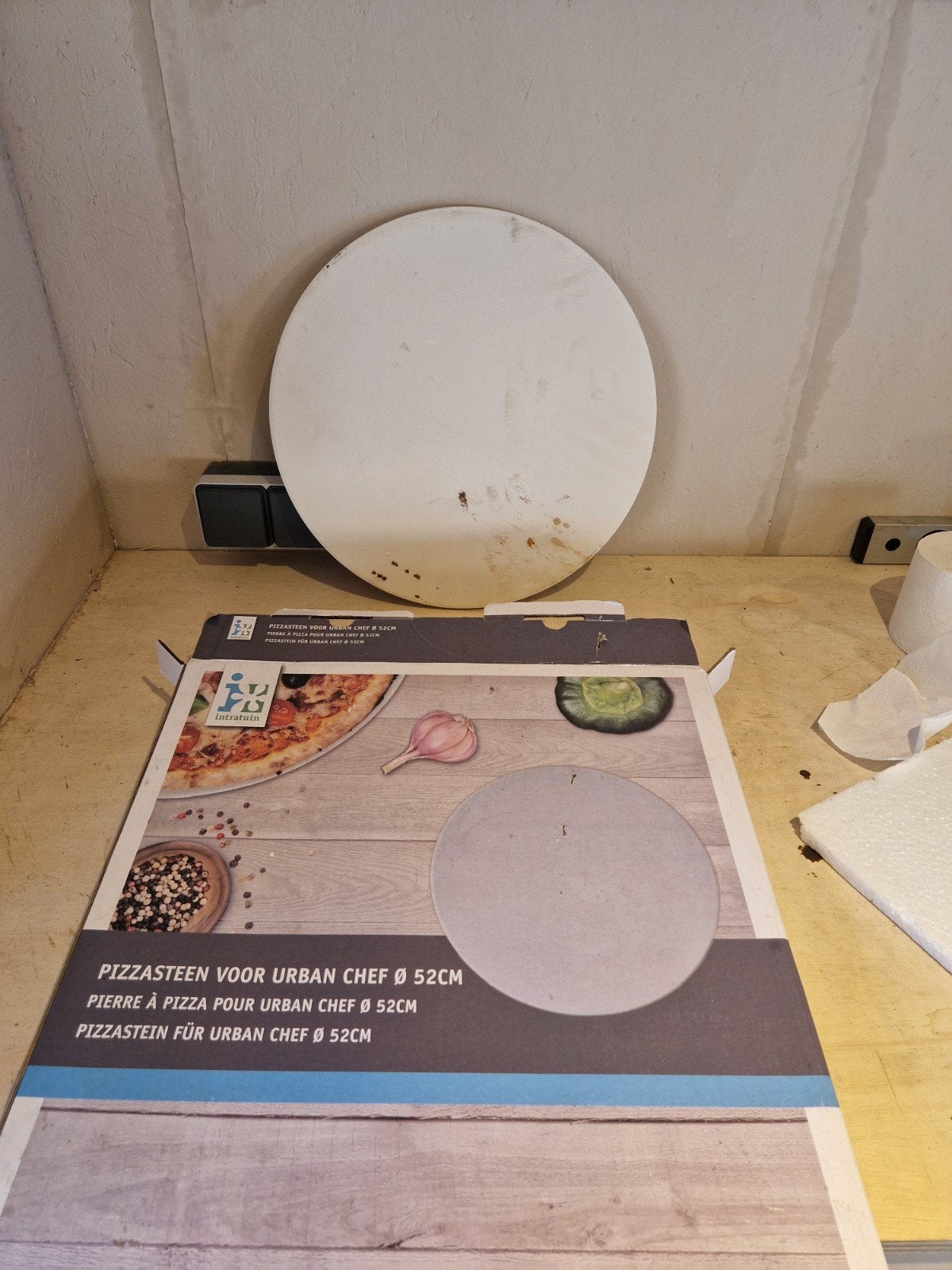 Pizzasteen voor Urban Chef Ø 52cm - Zo goed als nieuw, Ophalen, Zo goed als nieuw, Urban Chef