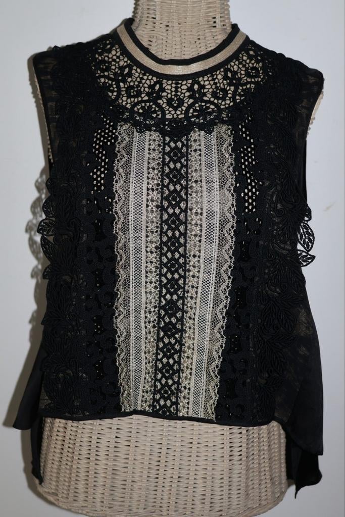 High Tech prachtige tuniek top maat 36 / S zwart goud, Kleding | Dames, Zwart, Onbekend, Ophalen of Verzenden, Zo goed als nieuw