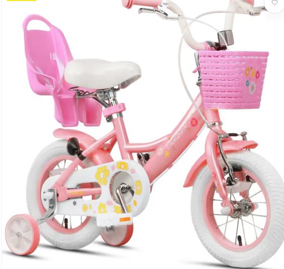 Glerc Maggie 14 inch kinderfiets, Fietsen en Brommers, Fietsen | Kinderfietsjes, Ophalen of Verzenden, Zo goed als nieuw, Minder dan 16 inch