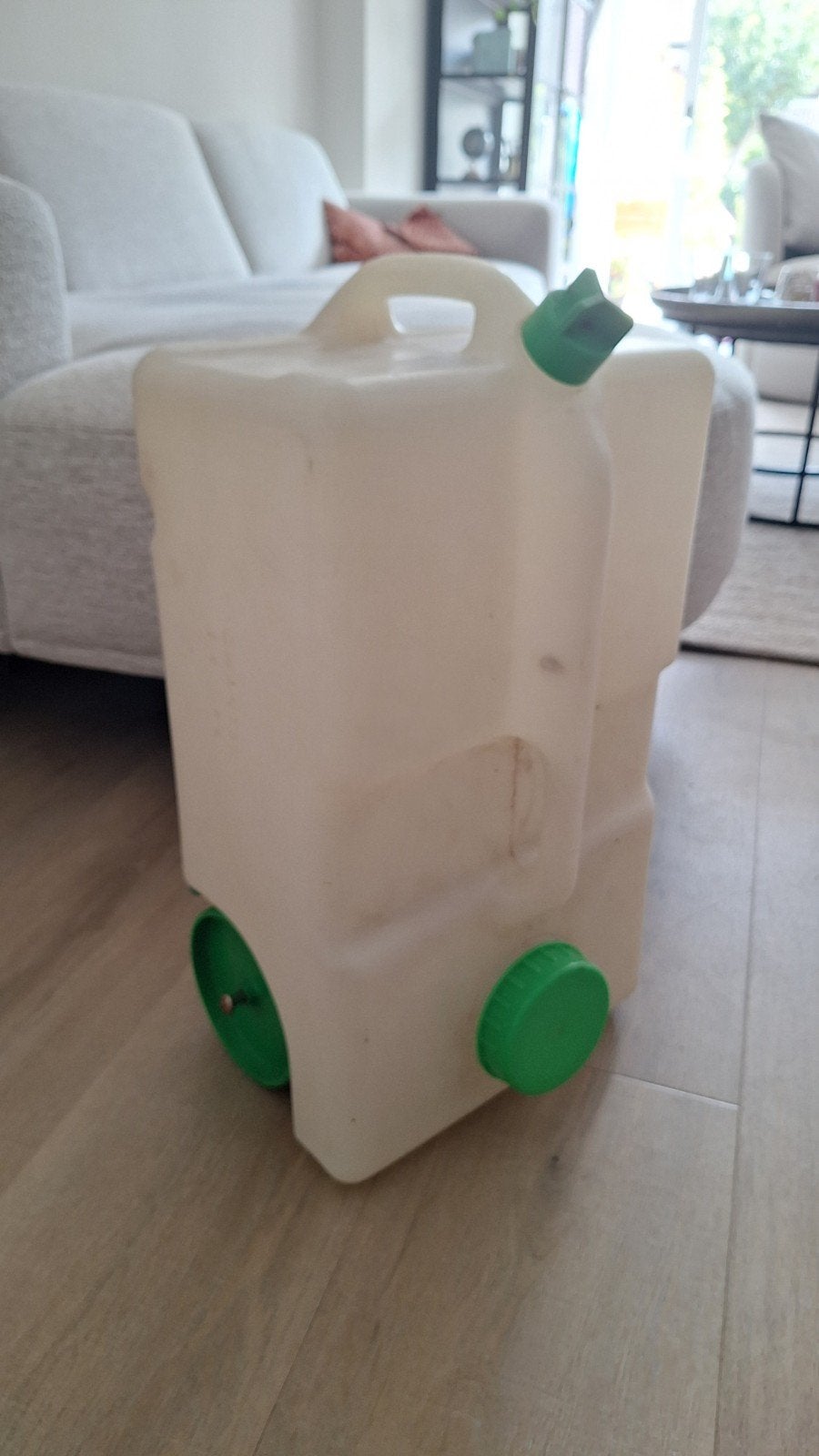 Vuilwatertank met wielen en handvat, Ophalen of Verzenden, Gebruikt