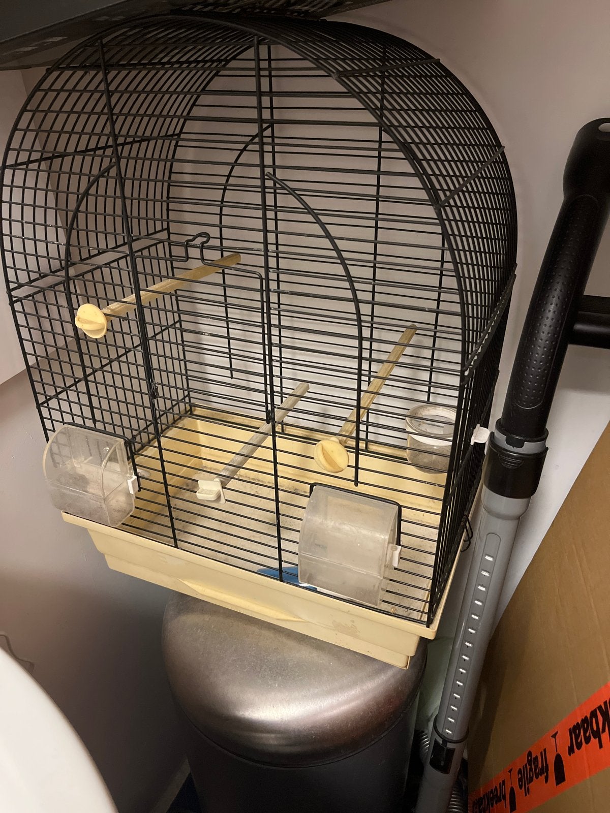 Bird cage, Ophalen, Hout, Vogelkooi