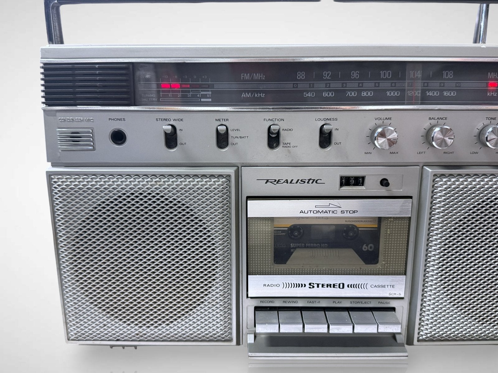 Realistic boombox, Gebruikt, Realistic, Ophalen of Verzenden, Realistic