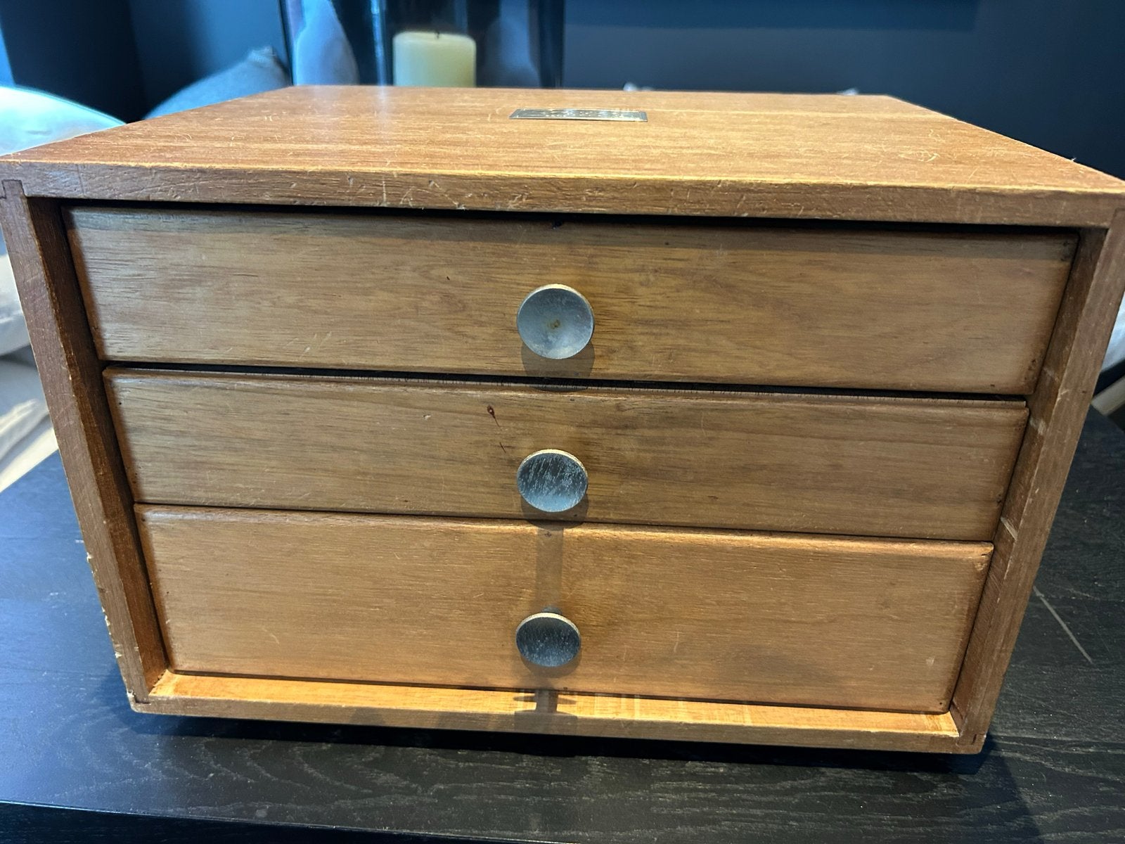 Gero Zilvium Bestekset in Houten Cassette, Ophalen