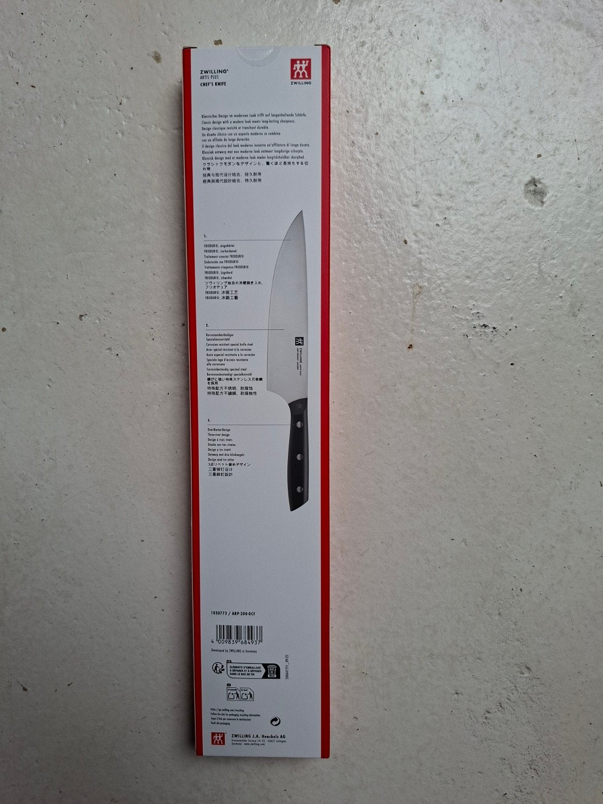 Zwilling Koksmes 200 mm NIEUW!, Ophalen of Verzenden, Nieuw