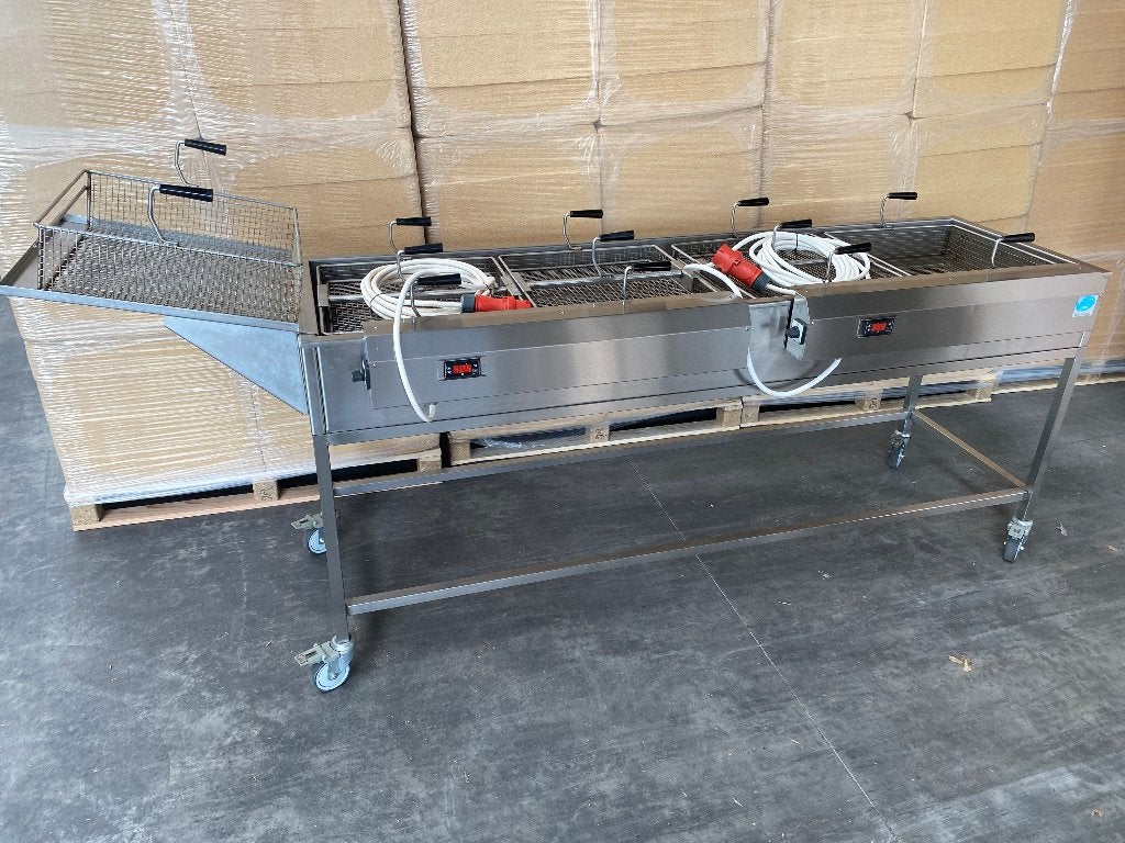 Beko 2 meter oliebollenbak oliebollenlijn - oliebol frituur
