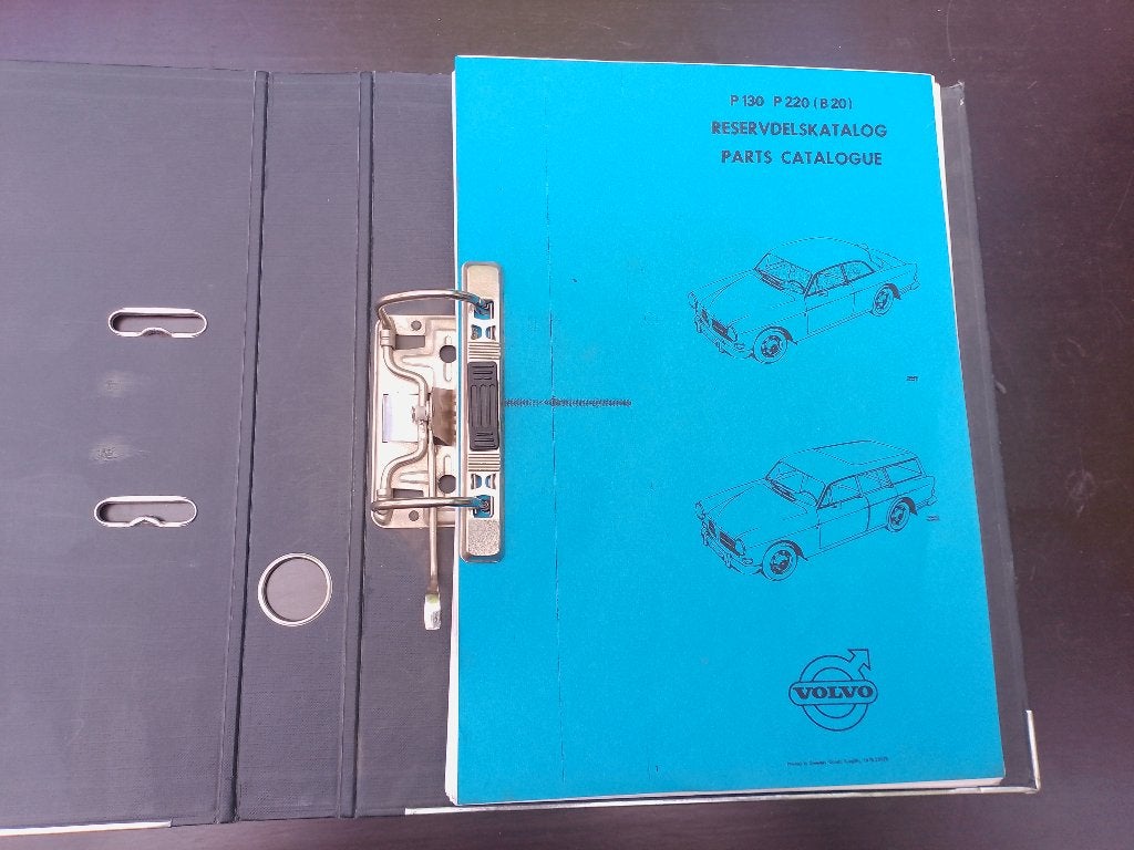 Volvo Amazon B18 en B20 dealer Onderdelen catalogus, Ophalen of Verzenden, Zo goed als nieuw, Volvo