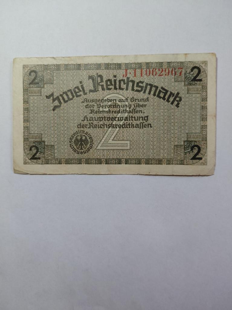 Duitse 2 mark ww2, Ophalen of Verzenden, Duitsland