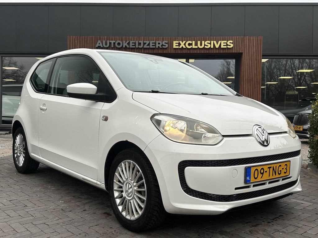 Volkswagen Up! 1.0 move up! Navi airco, Auto's, Volkswagen, Euro 5, Stof, Gebruikt, 4 stoelen