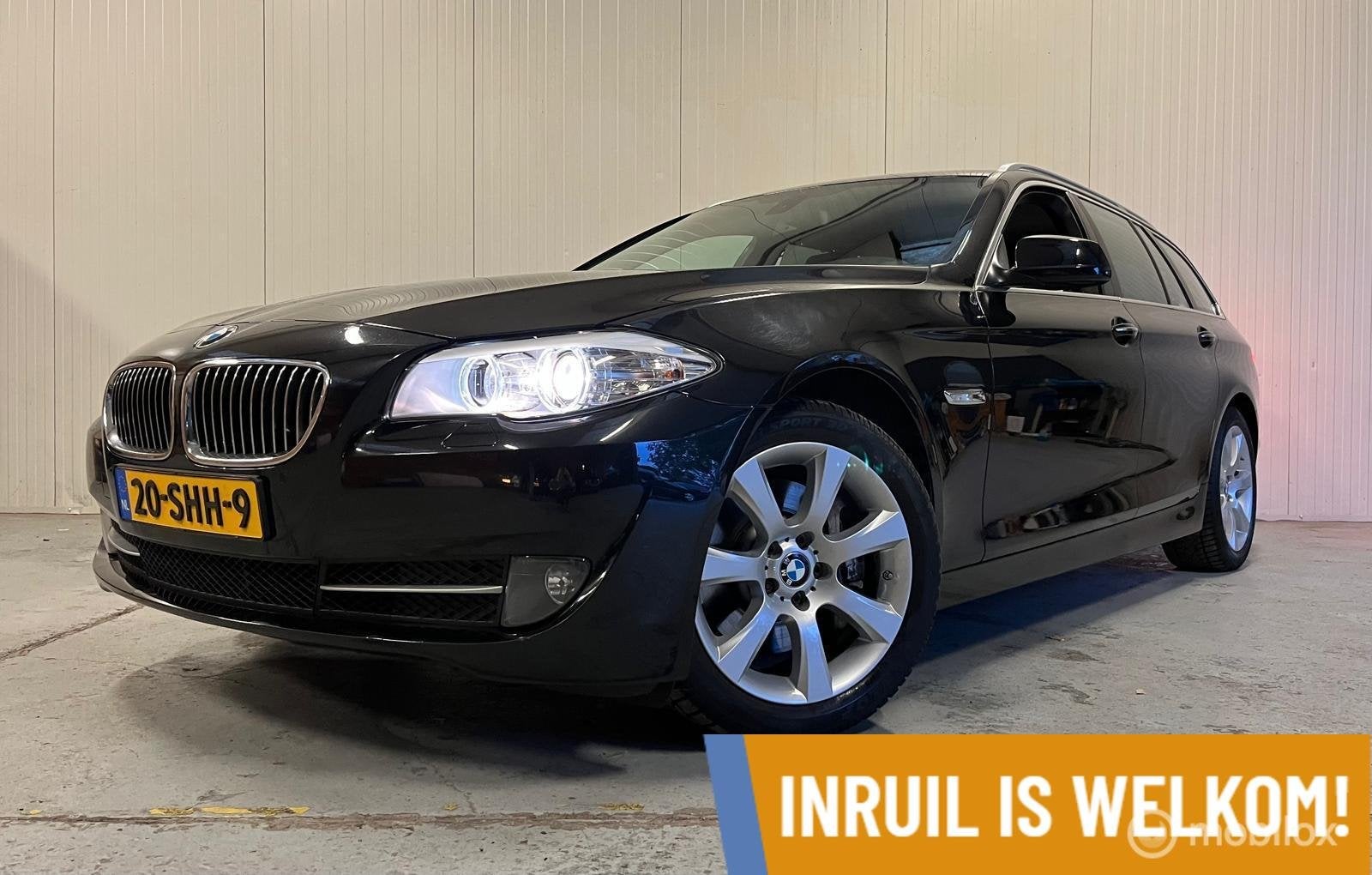 BMW 5-serie Touring 528i Executive // NIEUWE APK // AUTOMAAT, Auto's, BMW, Automaat, Euro 5, Gebruikt, Zwart