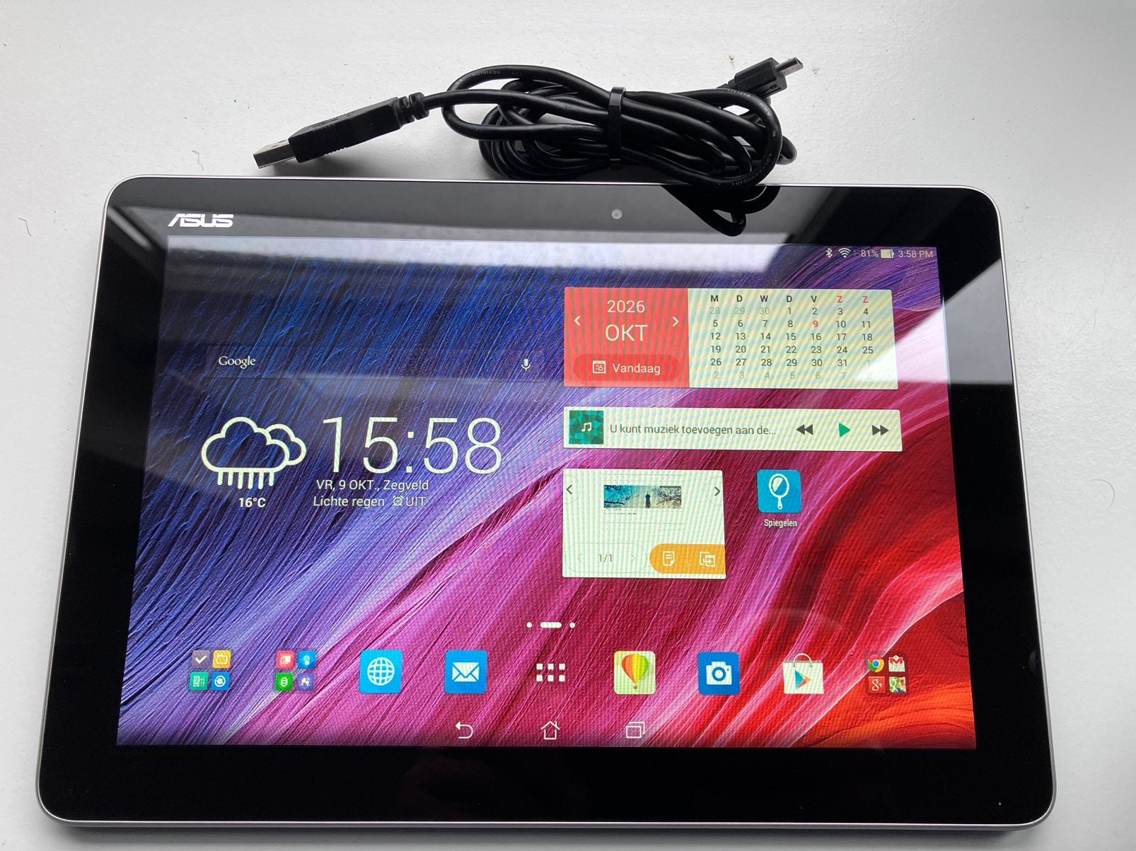 Tablet Android | Asus Memo Pad 10 | 10 Inch | 16Gb, Computers en Software, 10 inch, Ophalen of Verzenden, Zo goed als nieuw, Gps