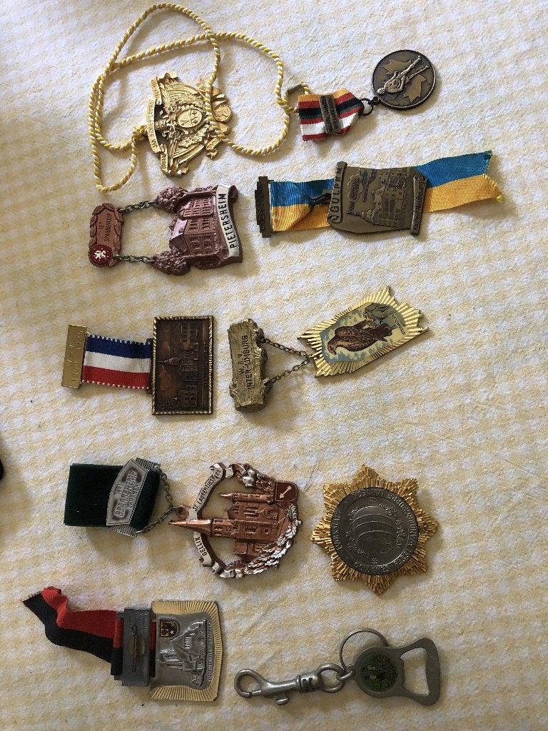 Medailles wandelen 10 stuks, Ophalen of Verzenden, Overige materialen