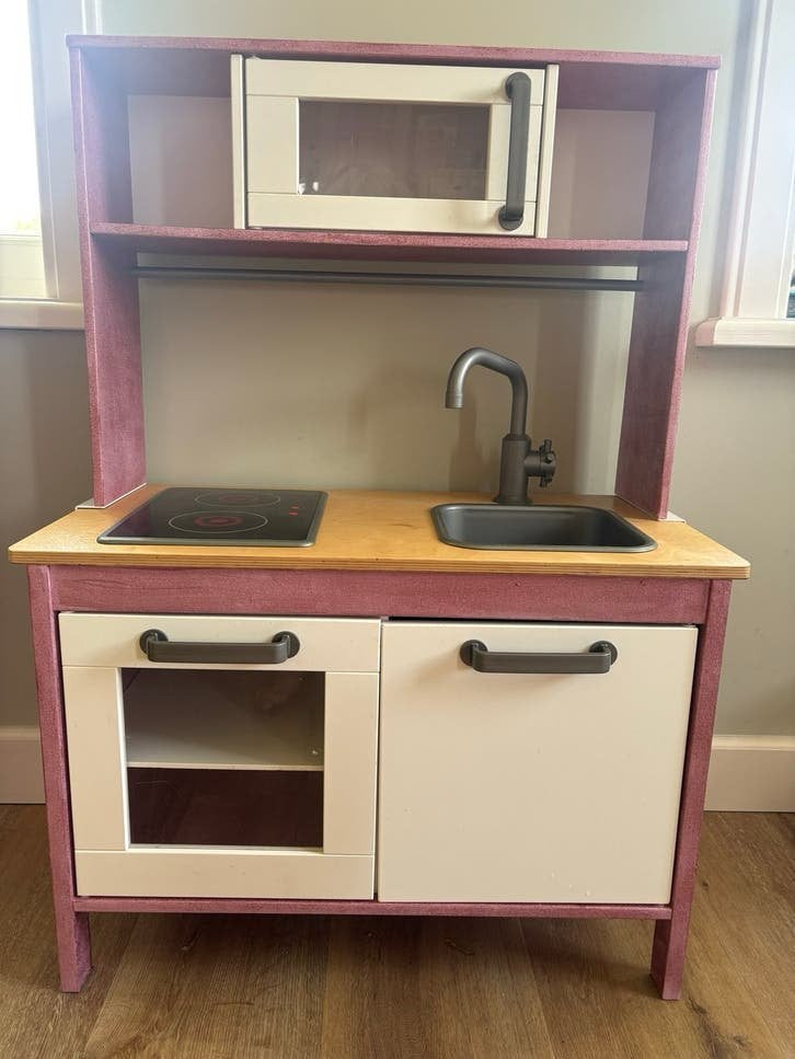 IKEA Duktig speelkeuken roze glitter, Ophalen, Zo goed als nieuw