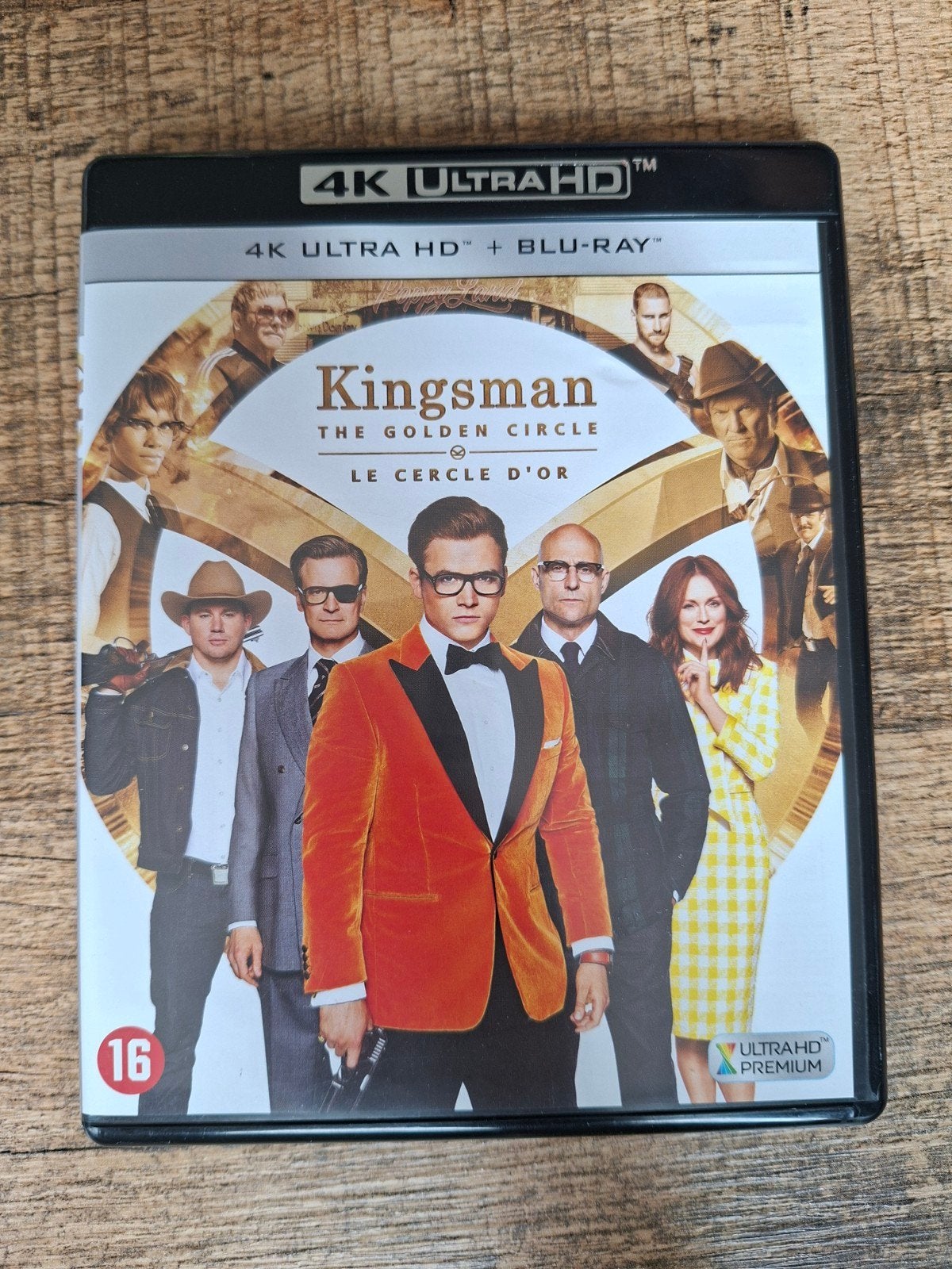 Kingsman: The Golden Circle 4K Ultra HD + Blu-ray, Ophalen of Verzenden, Zo goed als nieuw, Actie