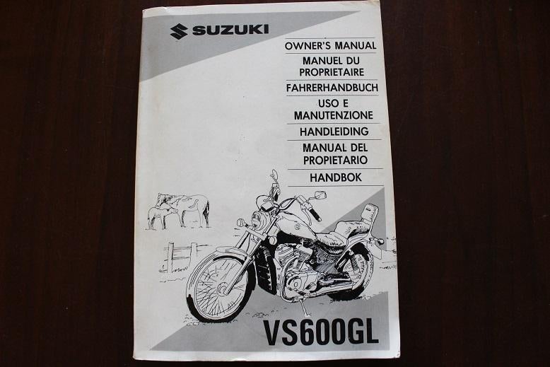 Suzuki VS600 GL 1994 motorfiets handleiding VS 600 manual, Motoren, Ophalen of Verzenden, Suzuki