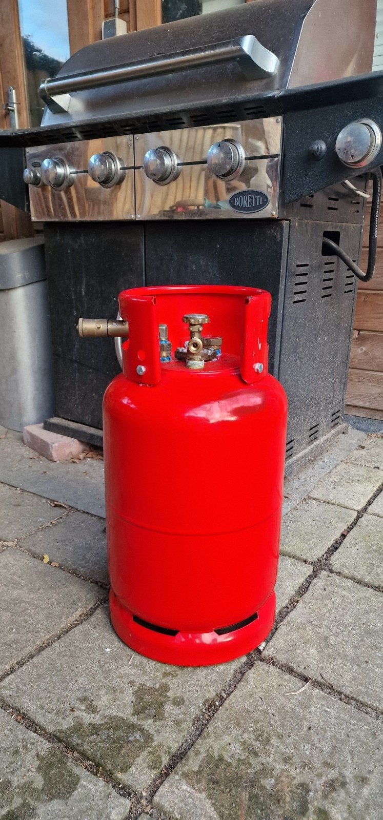 LPG gasfles tank 27 liter - Ideaal voor BBQ of camper, Tuin en Terras, Gasbarbecues, Gebruikt, Ophalen