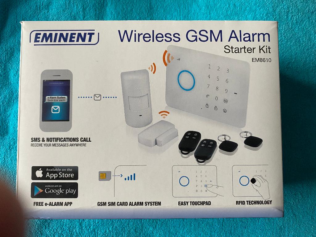 Eminent Wireless GSM Alar, Detector, Sensor of Melder, Raam of Deur, Draadloos, Ophalen of Verzenden