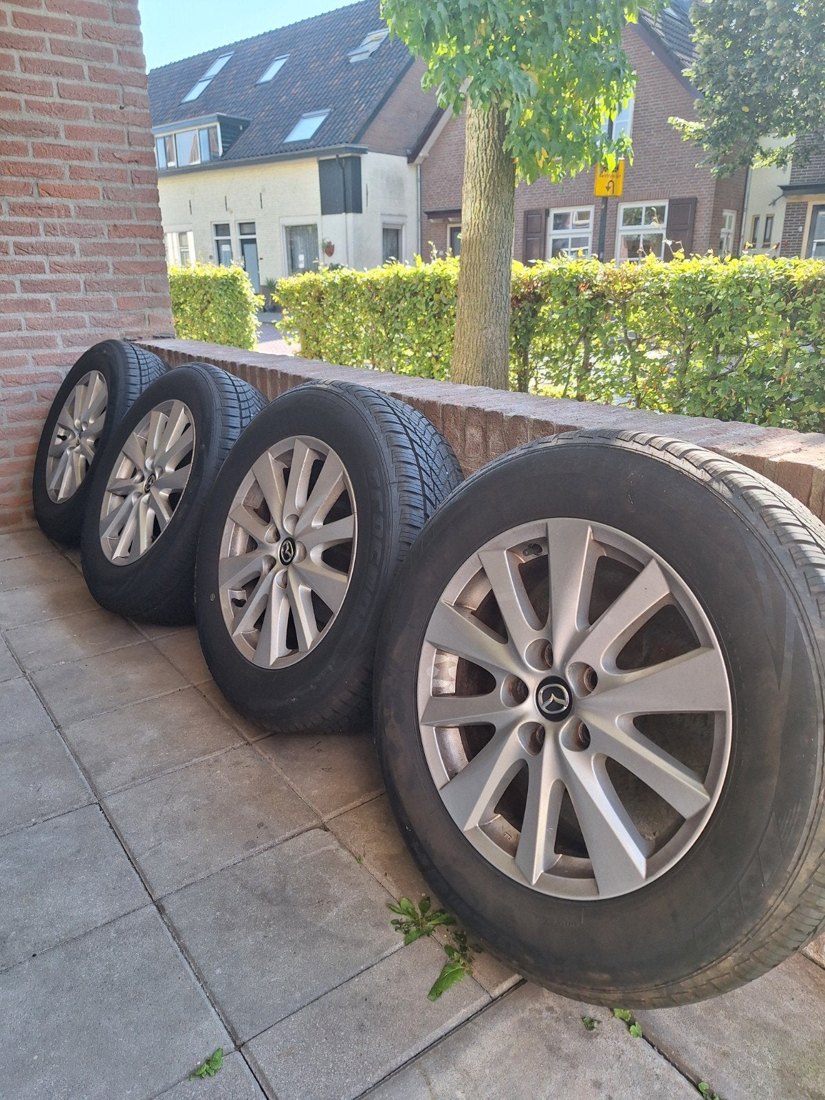 Mazda CX-5 17 inch All Season banden en velgen, Ophalen, Gebruikt, Banden en Velgen, 17 inch
