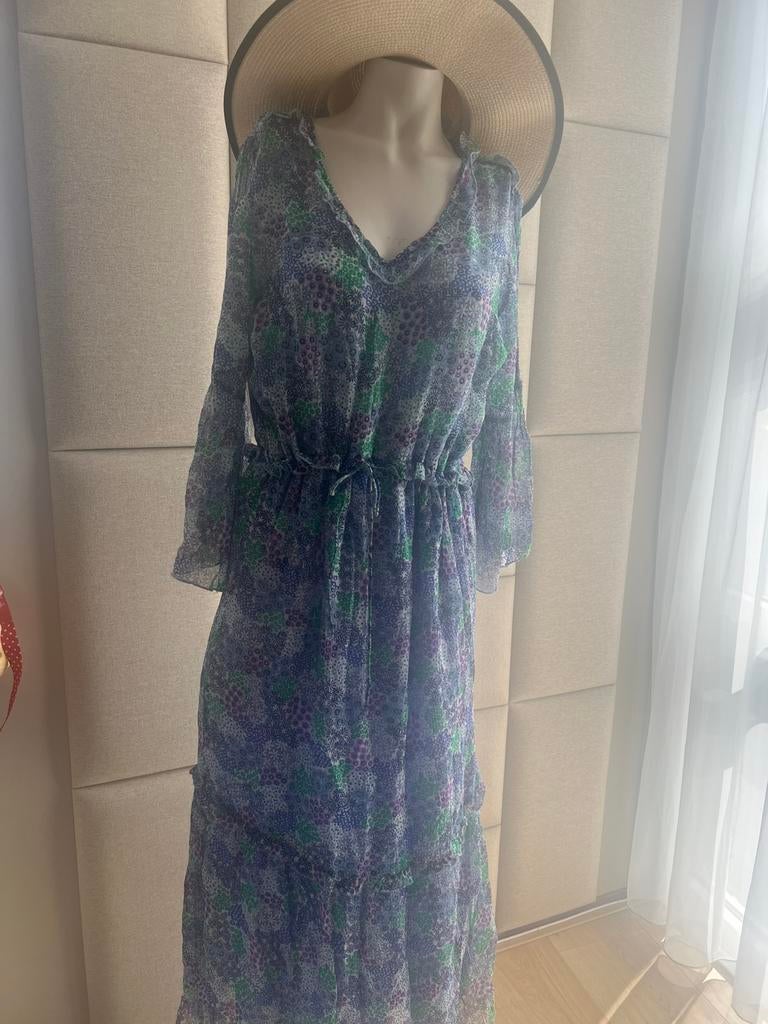 Moliin mooie maxidress/ maat L is 40, Kleding | Dames, Jurken, Maat 38/40 (M), Zo goed als nieuw, Onder de knie, Verzenden
