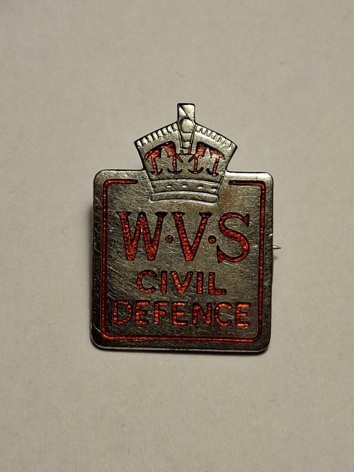 Engels ww2 Women's Voluntary Service civil defence speld, Ophalen of Verzenden, Overige soorten, Engeland, Embleem of Badge