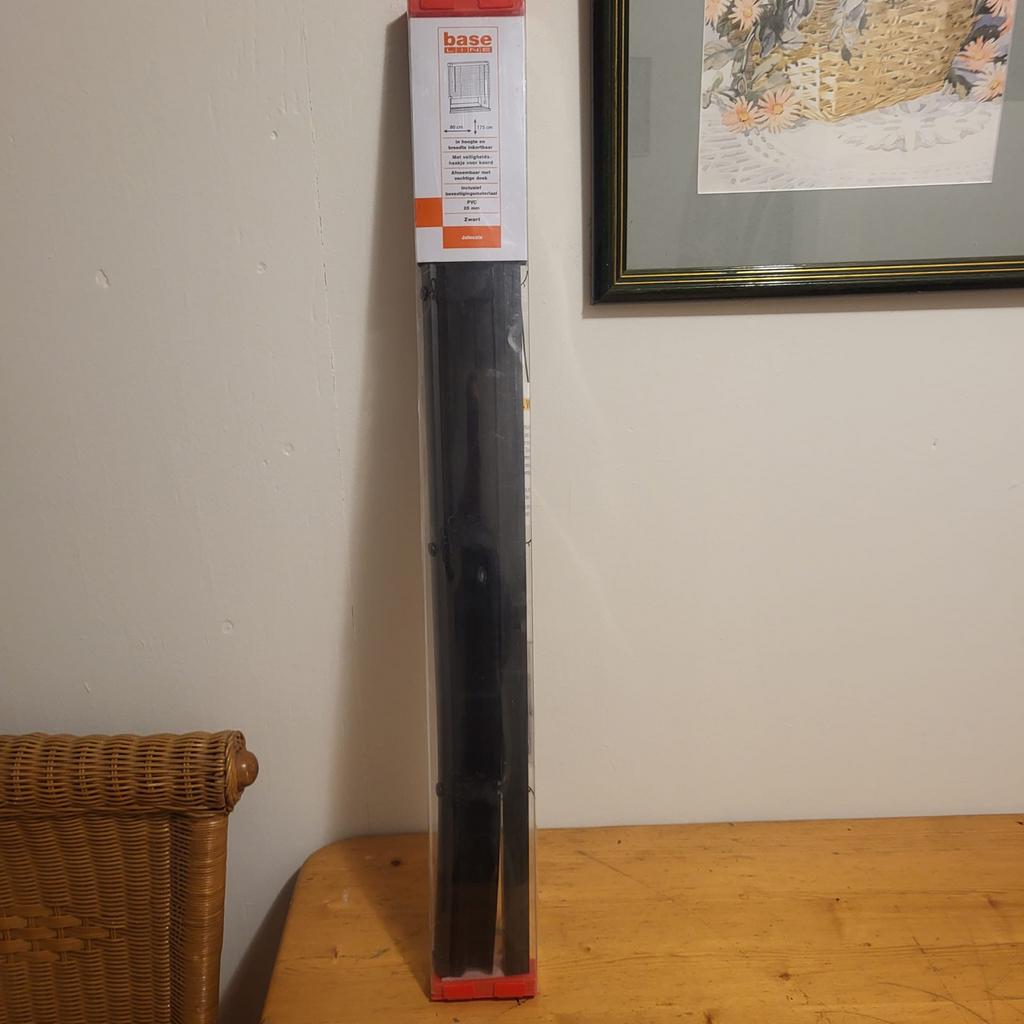 Jaloezie Base Line Zwart 80x175 cm Nieuw in verpakking, Zwart, Zo goed als nieuw, 150 tot 200 cm, 50 tot 100 cm