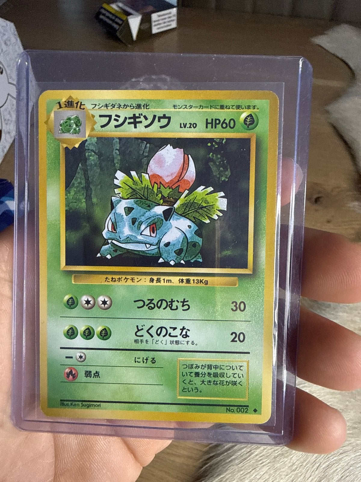 Japanse Ivysaur No.002 uit Base Set (1996, Ophalen of Verzenden, Gebruikt