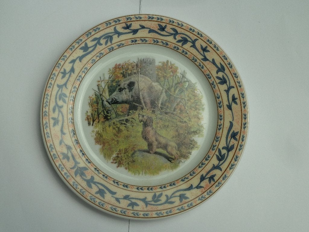 ZEER FRAAI BORDJE VAN TECKEL, Ophalen of Verzenden, Zo goed als nieuw, Hond of Kat, Beeldje of Figuurtje