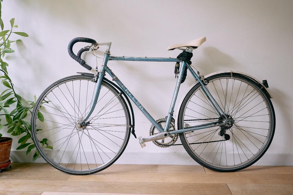 1980s classic Falcon racefiets - lichtblauw staal, Fietsen en Brommers, Gebruikt, Ophalen, Overige merken, 10 tot 15 versnellingen