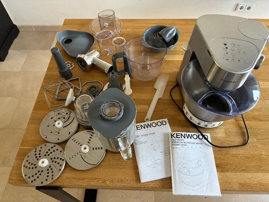 Kenwood Prospero KM28 met accessoires, 2 tot 3 liter, Ophalen, Zo goed als nieuw, 3 snelheden of meer