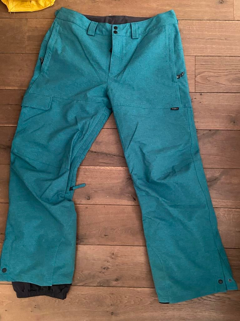 O'Neill Snowboardbroek skibroekTurquoise, Kleding | Heren, Wintersportkleding, Broek, Maat 56/58 (XL), Ophalen of Verzenden