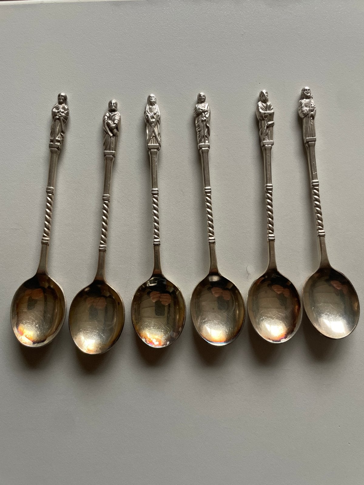Douwe Egberts Zilveren Theelepels H. Hooijkaas (6 stuks), Antiek en Kunst, Ophalen of Verzenden, Zilver