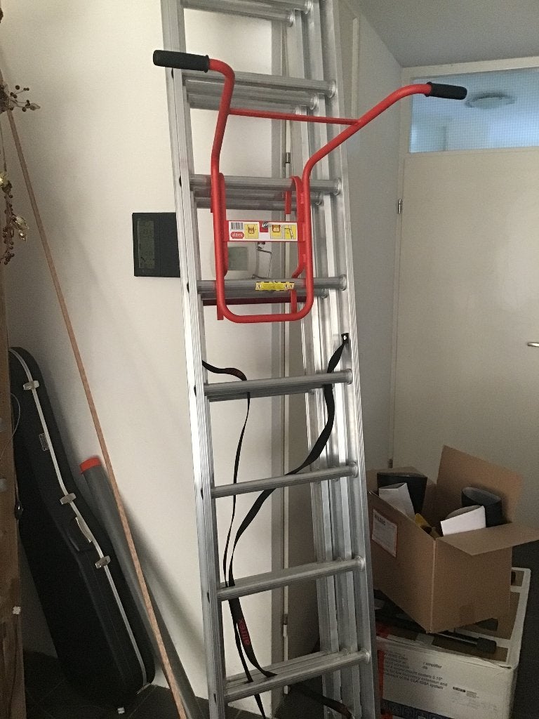 Altrex reformladder 3x9, Doe-het-zelf en Verbouw, Ophalen, Nieuw, Ladder, Opvouwbaar of Inschuifbaar