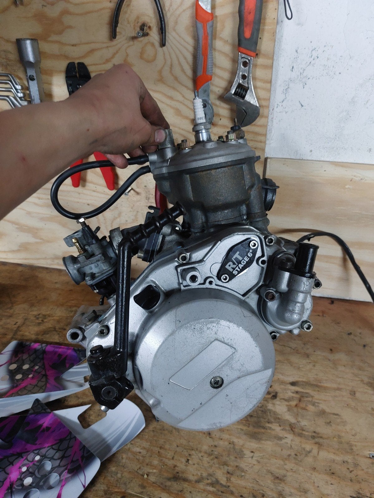 Am6 blok 50cc, Fietsen en Brommers, Ophalen, Gebruikt, Blok