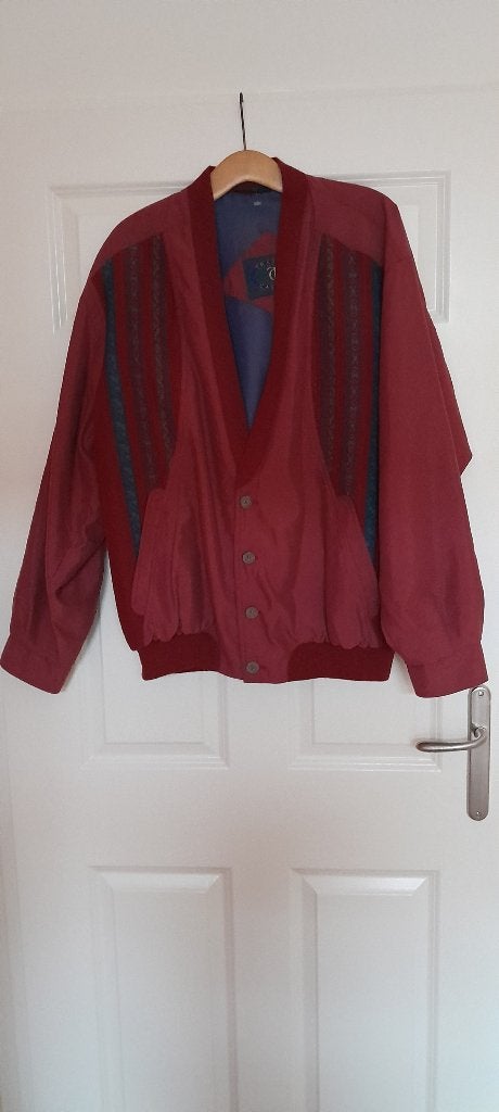 vintage vest/jasje, Kleding | Heren, Ophalen of Verzenden, Nieuw, Maat 52/54 (L), Rood