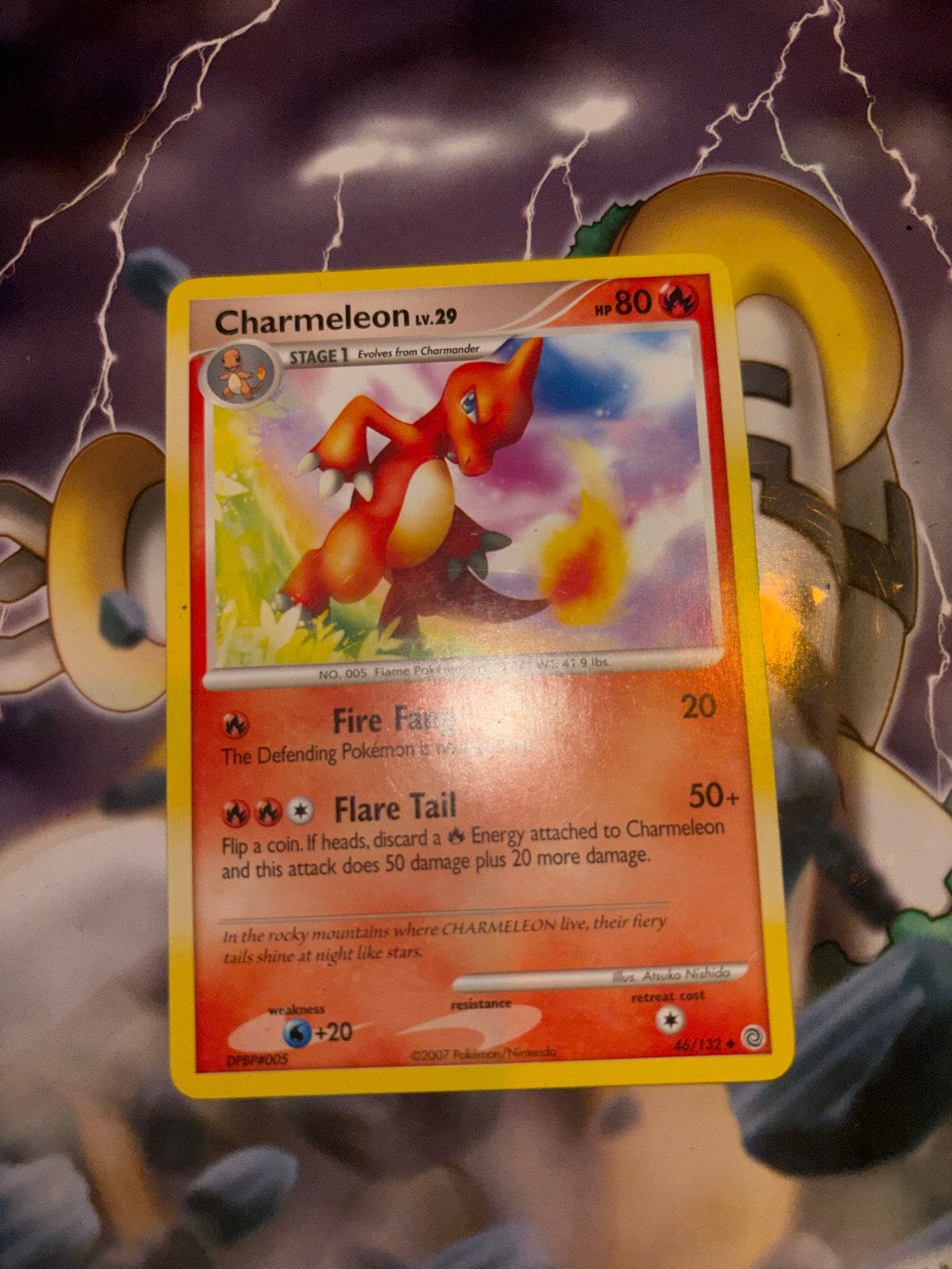 Pokémon Kaart Charmeleon LV.29 HP80, Ophalen of Verzenden, Gebruikt, Losse kaart